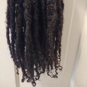 Curly Human Hair Dreadloc Extensions